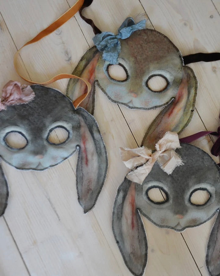 Kaninmask - Grå DessinDesign