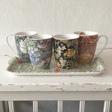 William Morris - Gift Box with 4 cups. Dessin Design