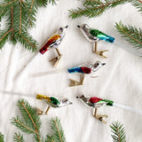 Christmas bauble - bird with clip