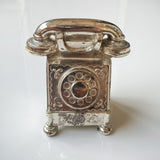 Vintage moneybox, old phone