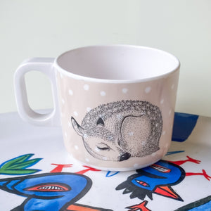 Children's mug with baby Bambi