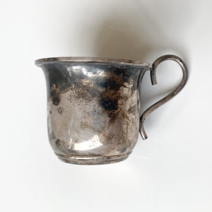 Silver-plated children's mug