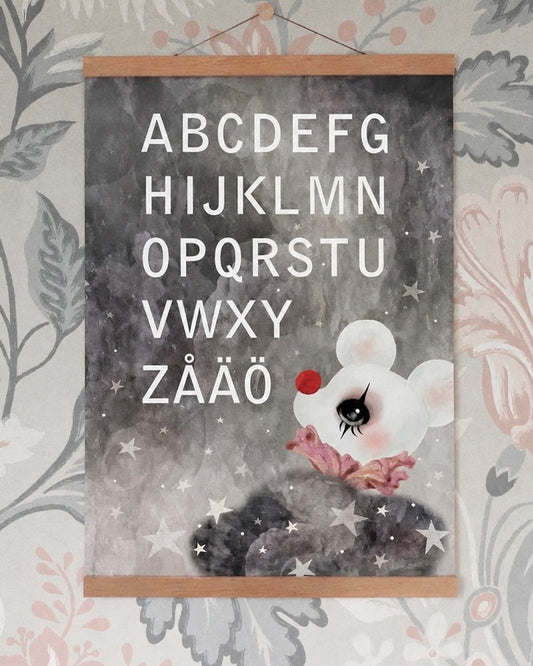ABC - Clown-mus, A4 - DessinDesign