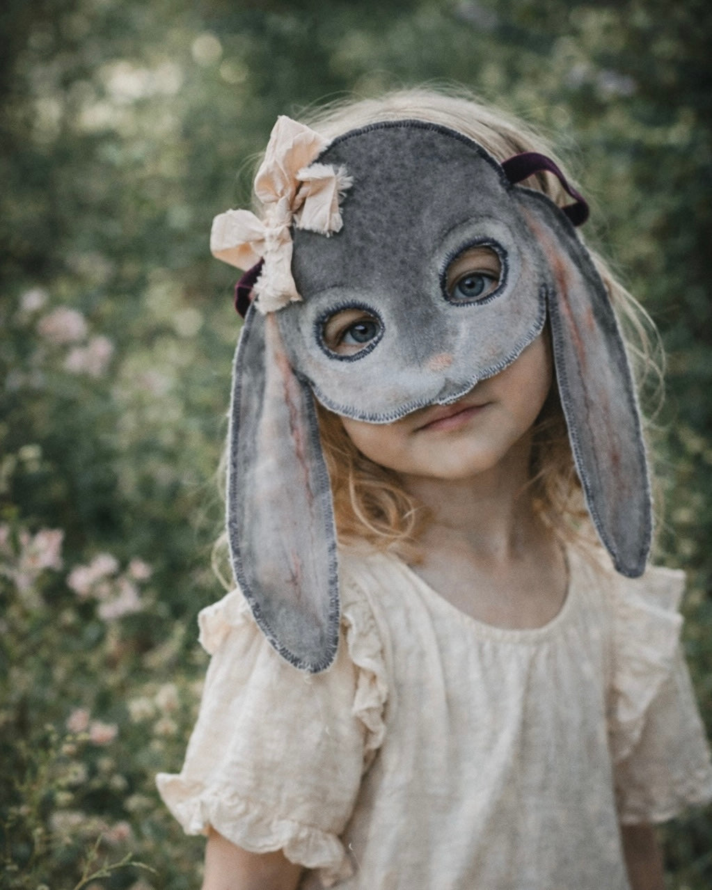 Kaninmask - Grå - DessinDesign