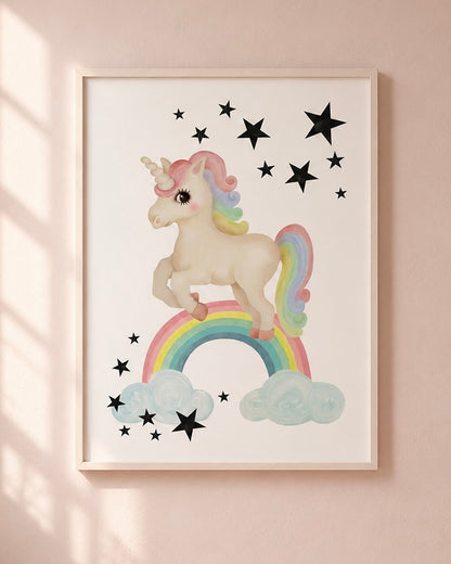 Poster - Enhörning - DessinDesign