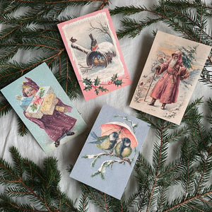 Tin box with 20 Christmas cards