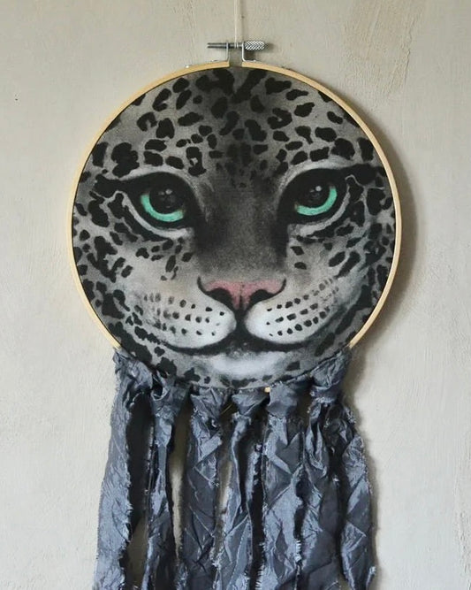 Snöleopardansikte - DessinDesign