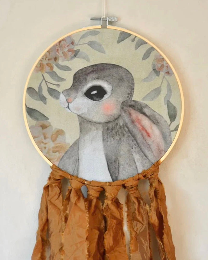 Kaninporträtt - Brun - DessinDesign