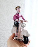 Plåtleksak - Skotertjej DessinDesign