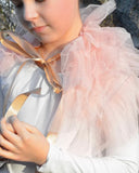 Volangkrage av tyll - Rosa DessinDesign