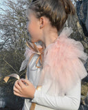 Volangkrage av tyll - Rosa DessinDesign