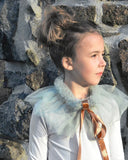 Volangkrage av tyll - Dusty mint DessinDesign