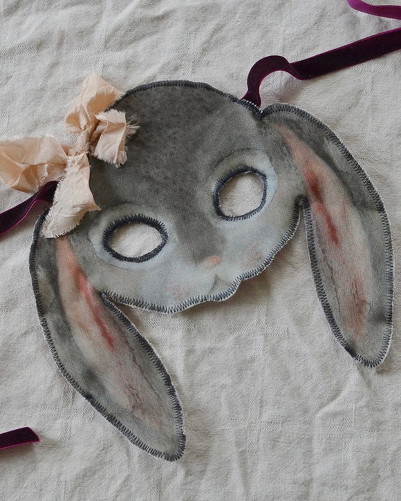 Kaninmask - Grå DessinDesign