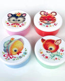 Rund retro burk - Tiger DessinDesign