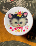 Rund retro burk - Katt DessinDesign