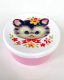 Rund retro burk - Katt DessinDesign