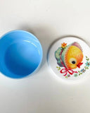 Rund retro burk - Kyckling DessinDesign