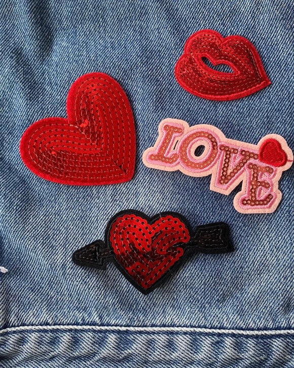 Tyglappar med paljetter DessinDesign