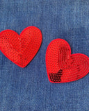 Tyglappar med paljetter DessinDesign