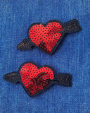 Tyglappar med paljetter DessinDesign