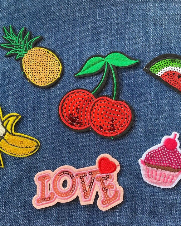 Tyglappar med paljetter DessinDesign