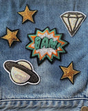 Tyglappar med paljetter DessinDesign