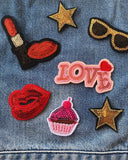 Tyglappar med paljetter DessinDesign