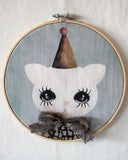 Tygtavla - Blue DessinDesign