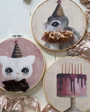 Tygtavla - Mauve DessinDesign