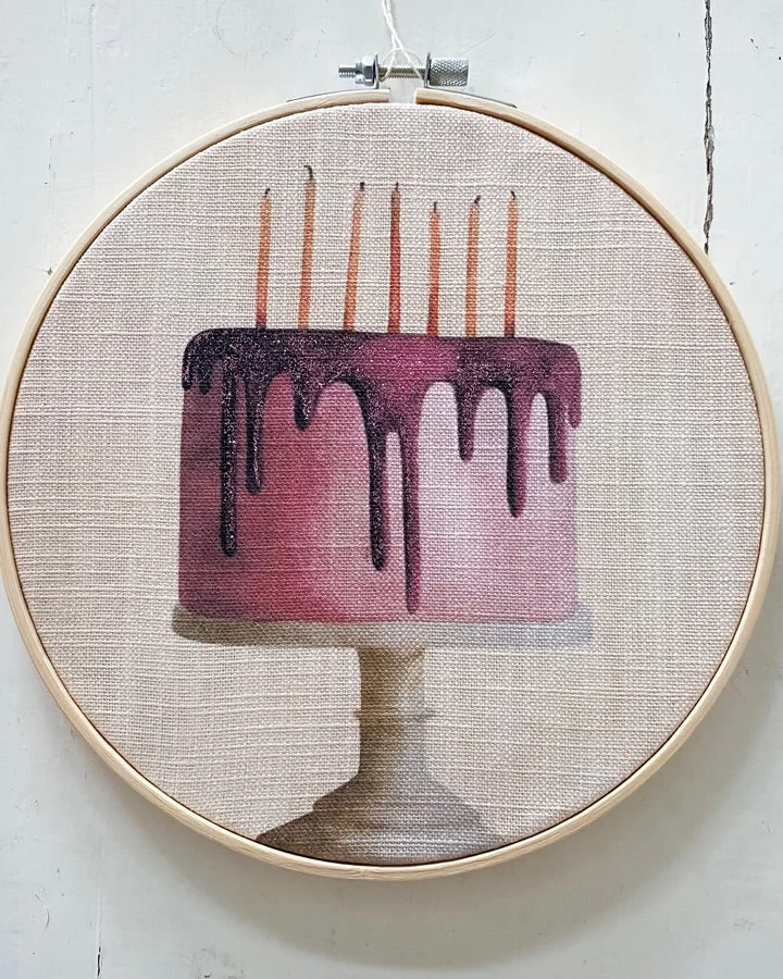 Tygtavla - Mauve DessinDesign