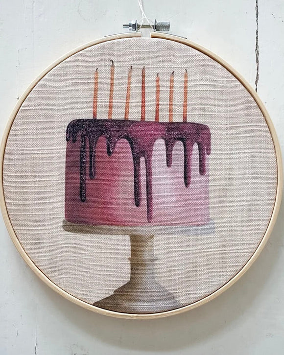 Tygtavla - Mauve DessinDesign