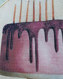 Tygtavla - Mauve DessinDesign