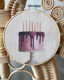 Tygtavla - Mauve DessinDesign