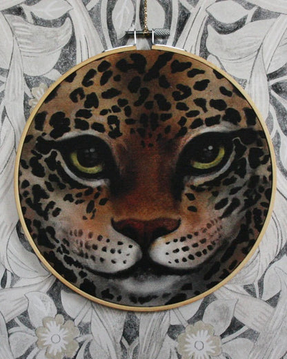 Tygtavla - Leopardansikte DessinDesign