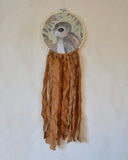 Tygtavla, Kaninporträtt - Brun DessinDesign