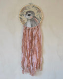 Tygtavla, Kaninporträtt - Rosa DessinDesign