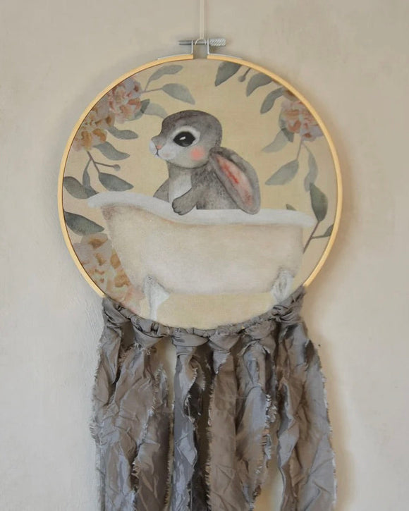 Tygtavla, Badkarskanin - Grå DessinDesign