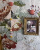 Miniposter - Clownkatt, grå DessinDesign