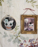 Miniposter - Clownkatt, grå DessinDesign