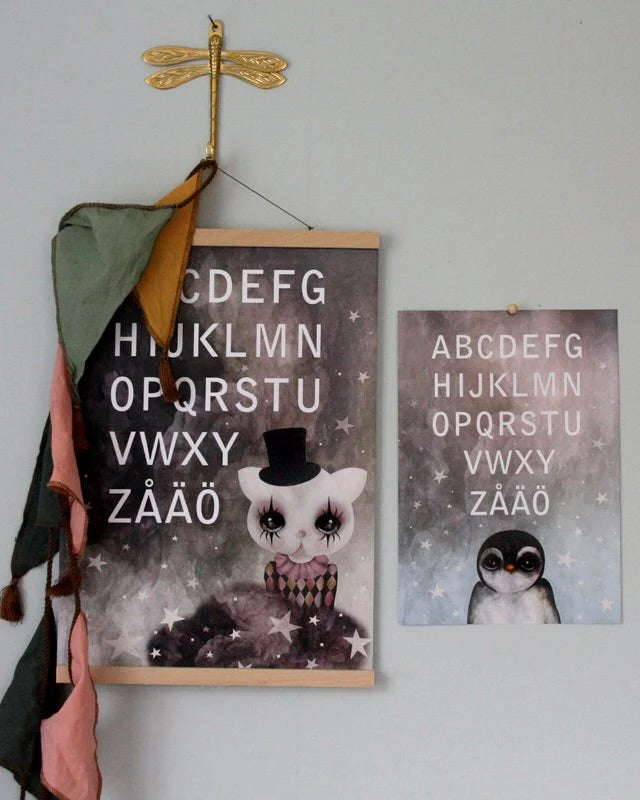 ABC - Clown-katt, A3 DessinDesign