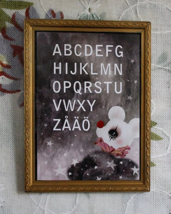 ABC - Clown-mus, A4 DessinDesign