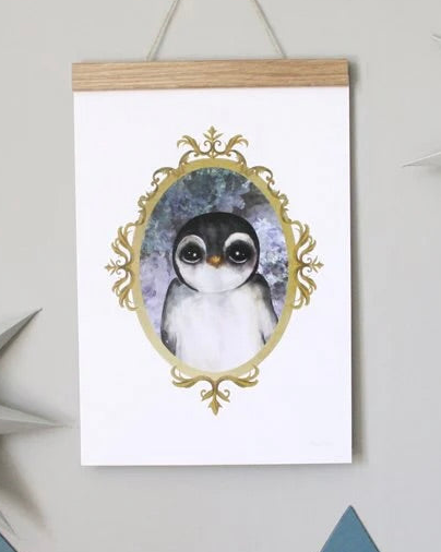 Poster - Pingvinen Perry - DessinDesign