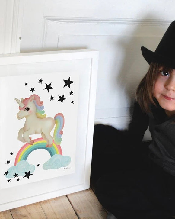 Poster - Enhörning DessinDesign