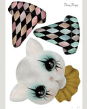 Sprattelgubbe, "Jumping Jack" - Clownkatt DessinDesign