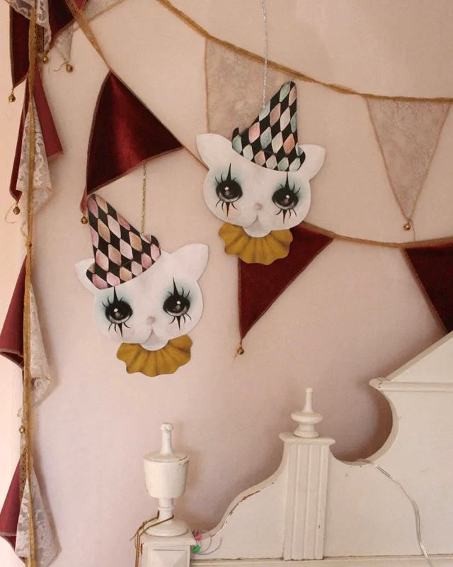 Sprattelgubbe, "Jumping Jack" - Clownkatt DessinDesign