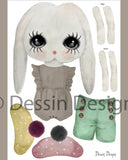 Sprattelgubbe, "Jumping Jack" - Bunny DessinDesign