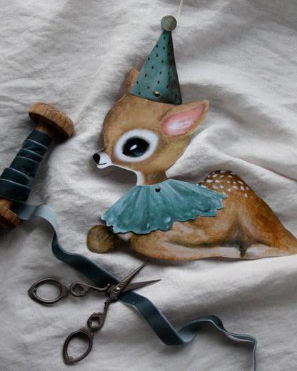 Sprattelgubbe, "Jumping Jack" - Liggande Bambi DessinDesign