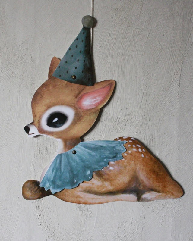 Sprattelgubbe, "Jumping Jack" - Liggande Bambi DessinDesign