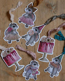 Bokmärke - Partykaniner DessinDesign