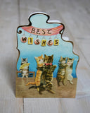 3D kort - Dansande katter DessinDesign